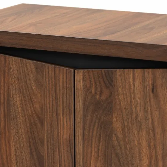 Walnut Slim Shoe Storage Cabinet-Kirkland's Home Flash Sale