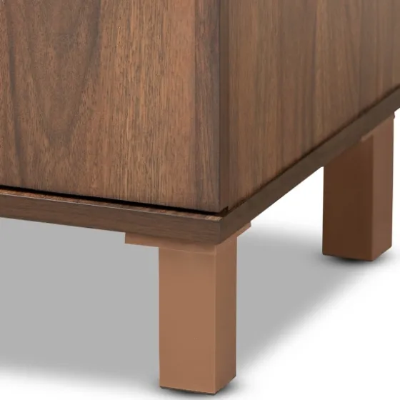 Walnut Slim Shoe Storage Cabinet-Kirkland's Home Flash Sale