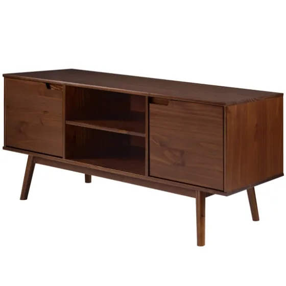Walnut Solid Wood Tv Console-Kirkland's Home Store