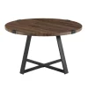 Walnut Urban Rustic Round Coffee Table-Kirkland's Home Shop