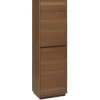 Walnut Wood 2-Door Modern Bookshelf-Kirkland's Home Discount