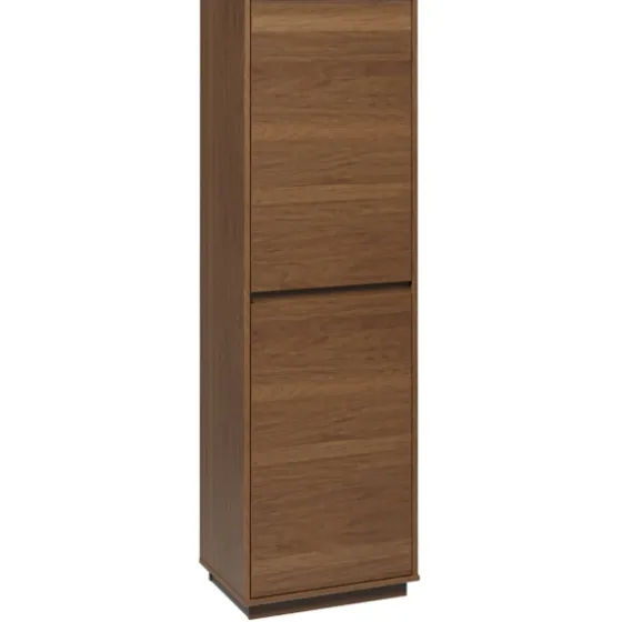 Walnut Wood 2-Door Modern Bookshelf-Kirkland's Home Discount