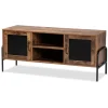 Walnut Wood 2-Door Tv Stand-Kirkland's Home Store
