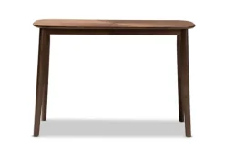 Walnut Wood Frame Splayed Legs Console-Kirkland's Home Clearance