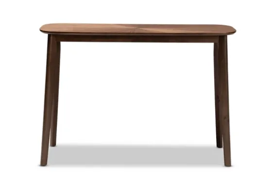 Walnut Wood Frame Splayed Legs Console-Kirkland's Home Clearance
