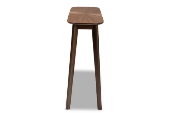 Walnut Wood Frame Splayed Legs Console-Kirkland's Home Clearance