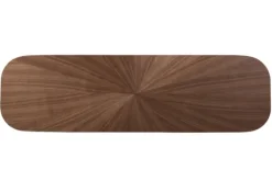 Walnut Wood Frame Splayed Legs Console-Kirkland's Home Clearance