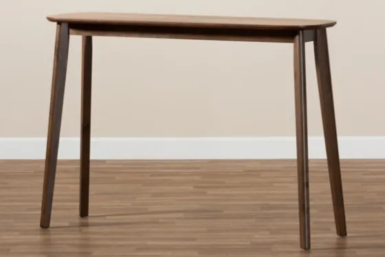 Walnut Wood Frame Splayed Legs Console-Kirkland's Home Clearance