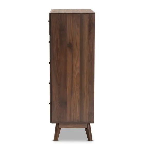 Walnut Wood Grain 5-Drawer Chest-Kirkland's Home Best Sale