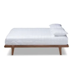 Walnut Wood King Platform Bed-Kirkland's Home Cheap