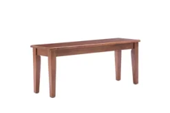 Walnut Wooden Dining Bench-Kirkland's Home Shop