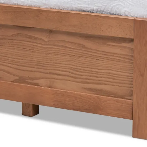 Walnut Wooden 3-Drawer Platform Bed-Kirkland's Home Hot