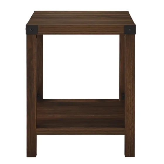 Walnut X-Frame Rustic Wood Accent Table-Kirkland's Home Cheap