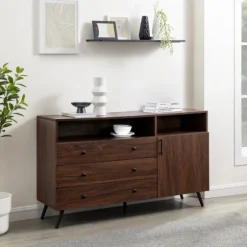 Warm Brown Lizzy Mid-Century Modern Sideboard-Kirkland's Home Outlet