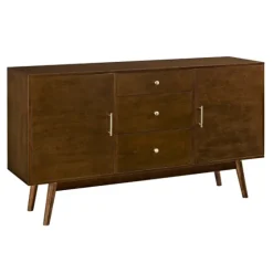 Warm Brown Mid-Century Modern Storage Console-Kirkland's Home Discount
