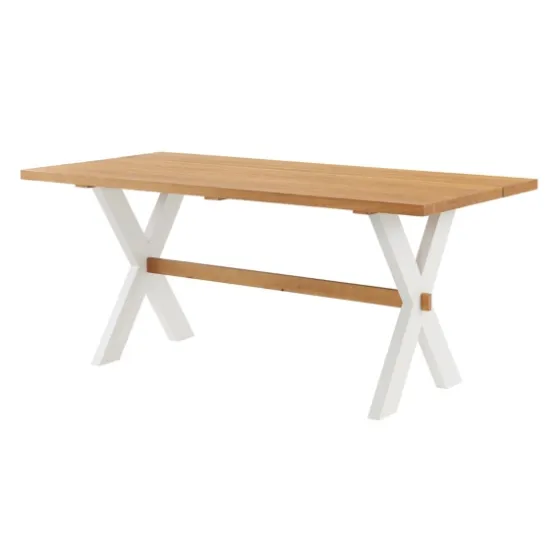 Warm Cherry Birch Trestle Base Dining Table-Kirkland's Home Sale