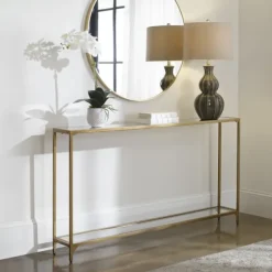 Warm En Mirrored Top Console Table-Kirkland's Home Sale