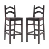 Warm Ladder Back Bar Stools, Set Of 2-Kirkland's Home Fashion