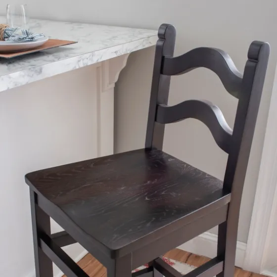 Warm Ladder Back Bar Stools, Set Of 2-Kirkland's Home Fashion