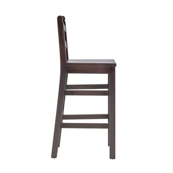 Warm Ladder Back Bar Stools, Set Of 2-Kirkland's Home Fashion