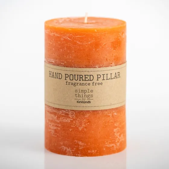 Warm Unscented Pillar Candle, 3X6 In.-Kirkland's Home Flash Sale