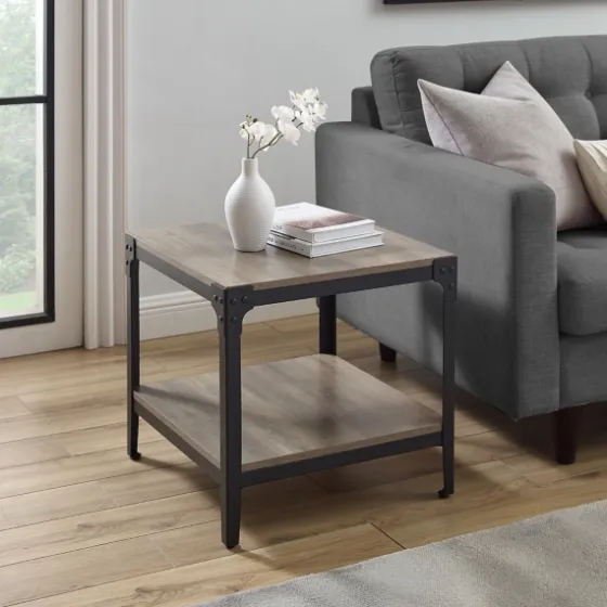 Wash Angle Iron Accent Tables, Set Of 2-Kirkland's Home Hot
