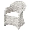 Wash Banana Leaf Barrel Accent Chair-Kirkland's Home Sale