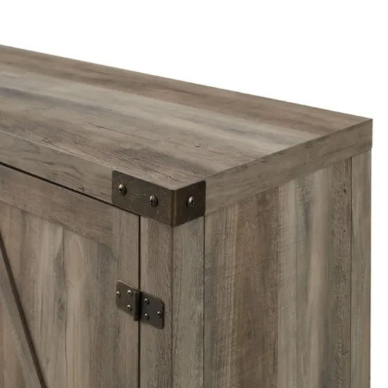 Wash Barn Doors Tv Stand-Kirkland's Home Fashion