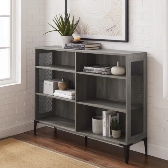 Wash Bookshelf With Mesh Sides-Kirkland's Home Store