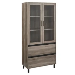 Wash Glass Door Storage Hutch-Kirkland's Home Hot