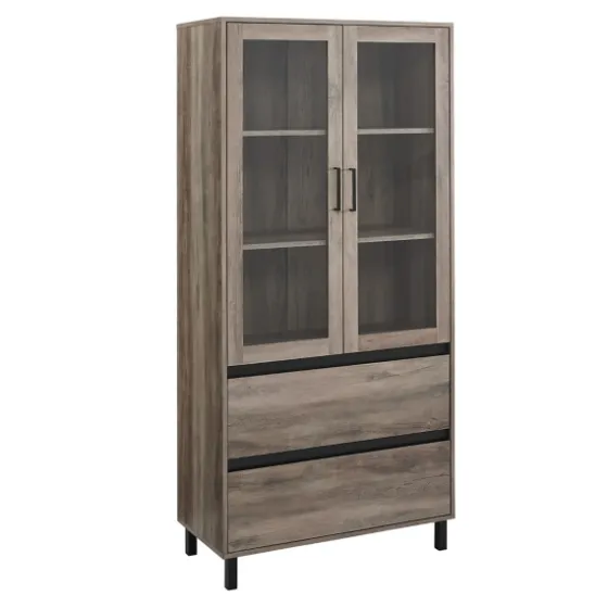 Wash Glass Door Storage Hutch-Kirkland's Home Hot