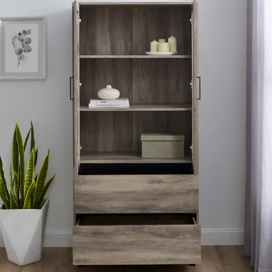 Wash Glass Door Storage Hutch-Kirkland's Home Hot