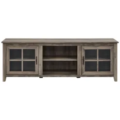 Wash Glass Door Tv Stand-Kirkland's Home Best Sale
