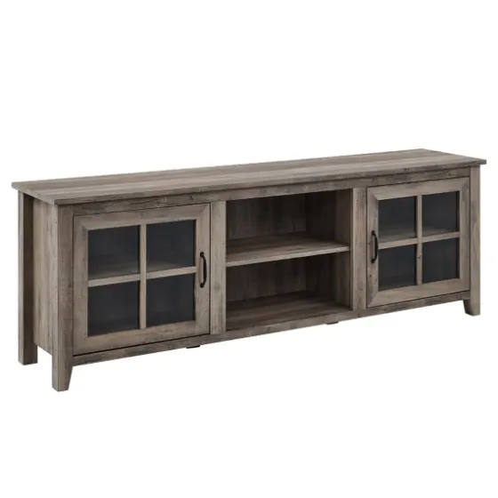 Wash Glass Door Tv Stand-Kirkland's Home Best Sale