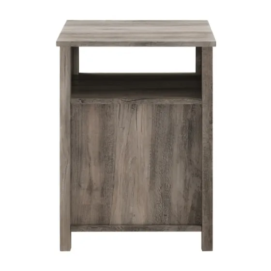 Wash Grooved Door Side Table-Kirkland's Home Sale