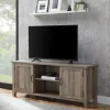 Wash Grooved Door Tv Stand-Kirkland's Home Sale