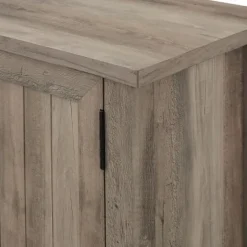 Wash Grooved Door Tv Stand-Kirkland's Home Sale