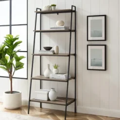 Wash Industrial Ladder Bookshelf-Kirkland's Home Hot