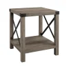 Wash Industrial X-Frame Accent Table-Kirkland's Home Flash Sale