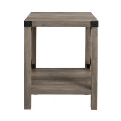 Wash Industrial X-Frame Accent Table-Kirkland's Home Flash Sale