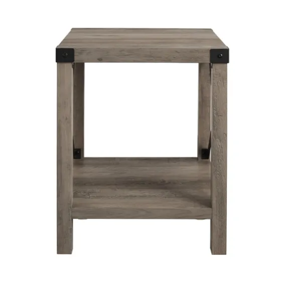 Wash Industrial X-Frame Accent Table-Kirkland's Home Flash Sale