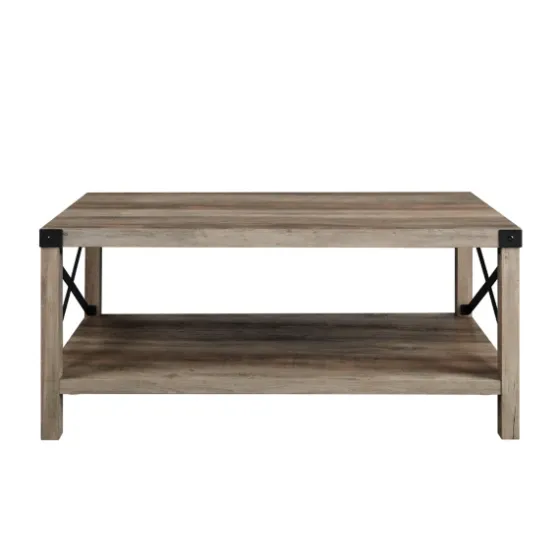 Wash Industrial X-Frame Coffee Table-Kirkland's Home Flash Sale