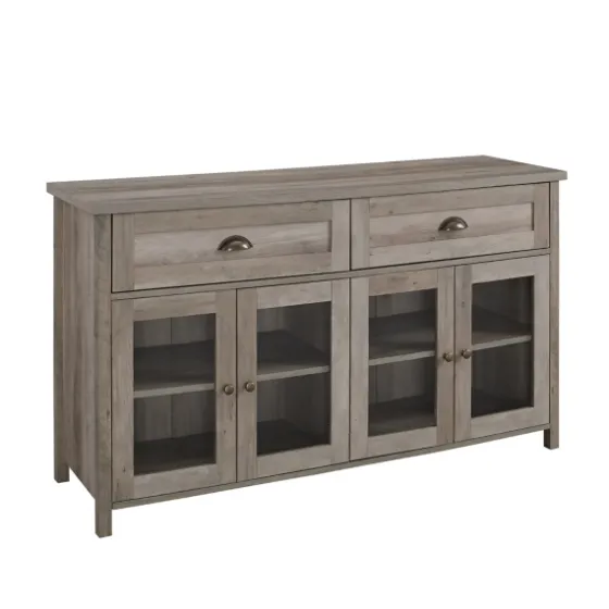 Wash Rustic Glass Front Sideboard-Kirkland's Home New