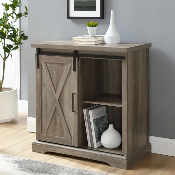 Wash Sliding Barn Door Cabinet-Kirkland's Home Sale