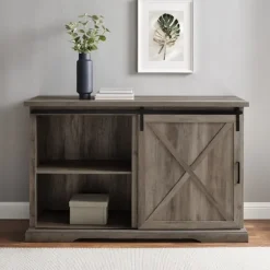 Wash Sliding Barn Door Sideboard-Kirkland's Home New