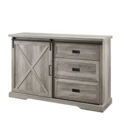 Wash Sliding Barn Door Sideboard-Kirkland's Home New