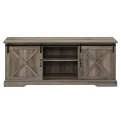 Wash Sliding Barn Door Tv Stand-Kirkland's Home Store