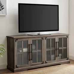 Wash Window 4-Door Tv Stand-Kirkland's Home Sale