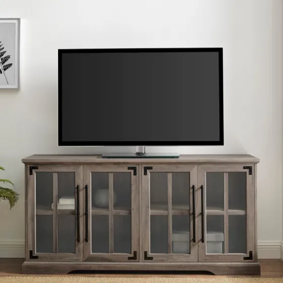 Wash Window 4-Door Tv Stand-Kirkland's Home Sale
