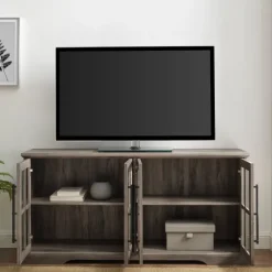 Wash Window 4-Door Tv Stand-Kirkland's Home Sale
